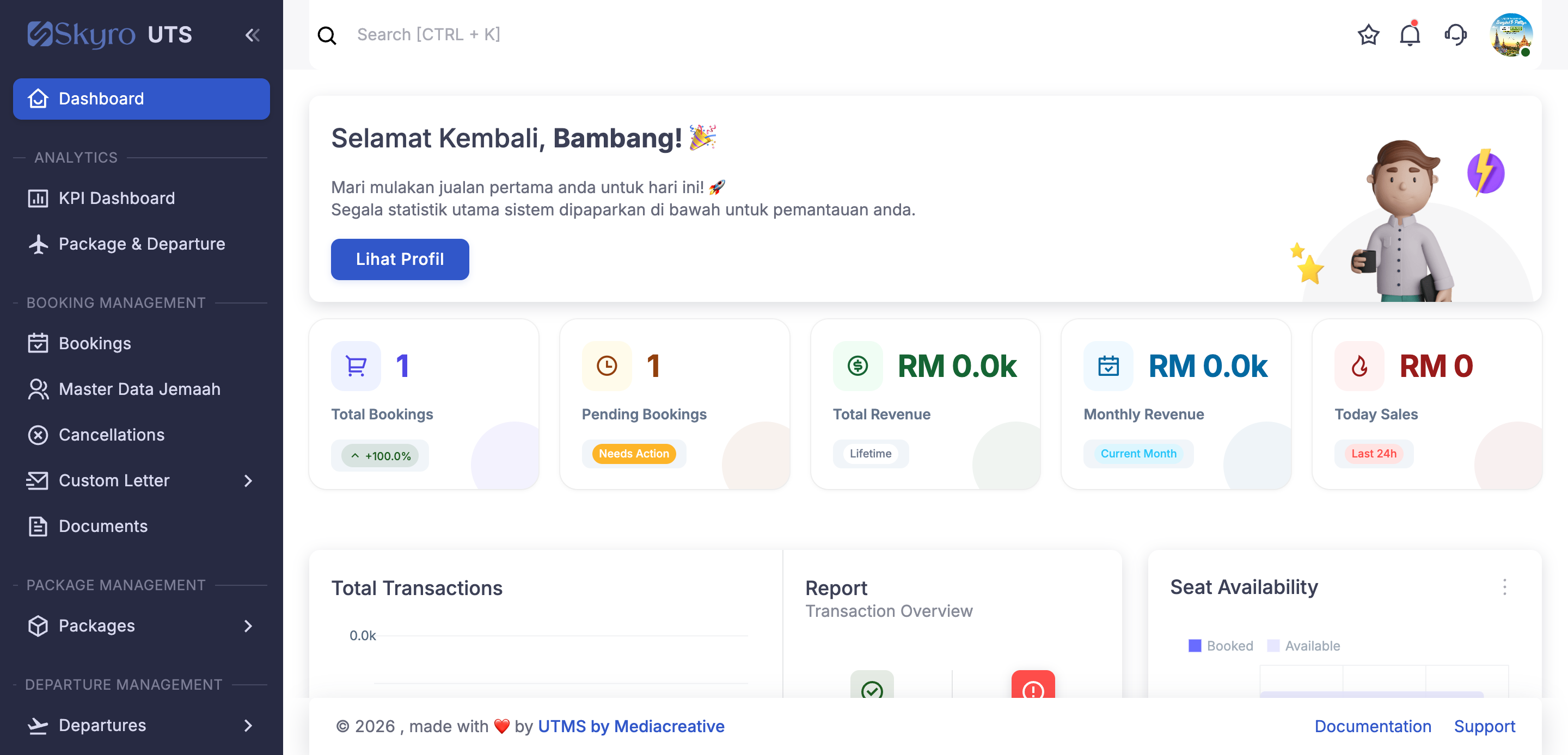 Admin Dashboard