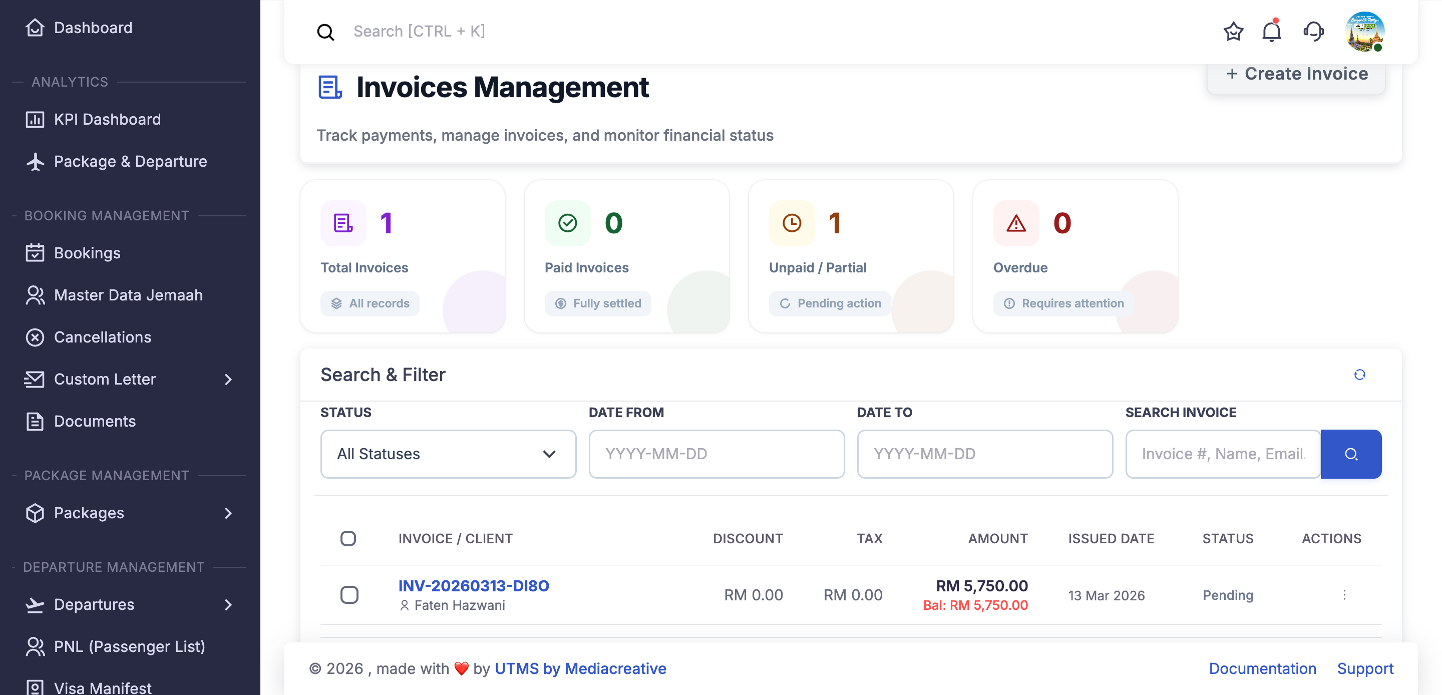 Invoices & Receipts